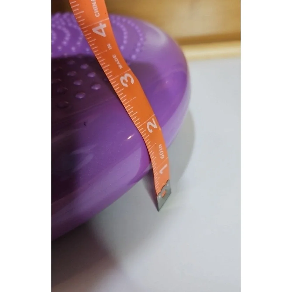 YOGU Pilates Yoga Inflated Purple‎ Air Stability Wobble Cushion 13 inches *EUC*